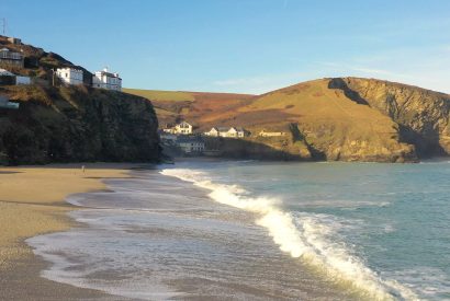 Beach views at The Tide House, Cornwall
