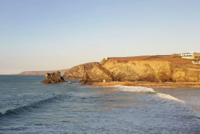 Sea views at The Tide House, Cornwall