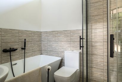 A bathroom at The Bridge House, Hampshire