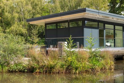 The exterior of The Bridge House, Hampshire