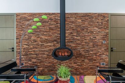 The fireplace at The Bridge House, Hampshire