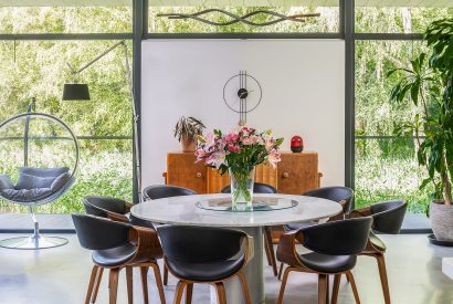 The dining area at The Bridge House, Hampshire
