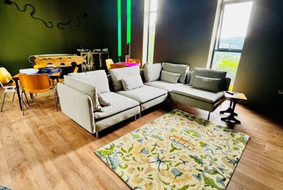 The games room at Crescent House, Lake District