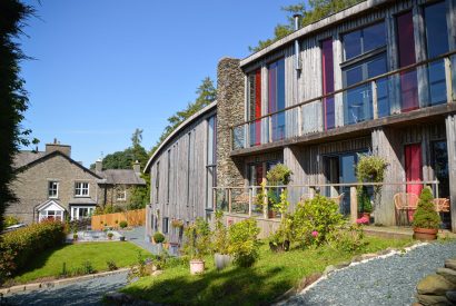 The garden at Crescent House, Lake District