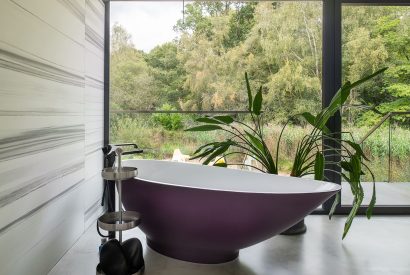 Free standing bath at The Bridge House, Hampshire