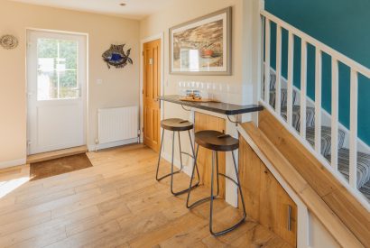 The breakfast bar at Sunset Sands, Cornwall