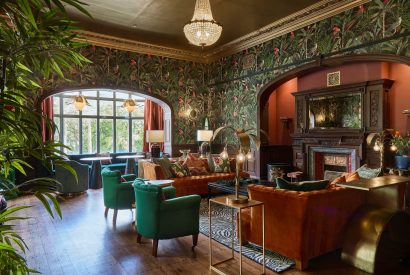 The drawing room at Ty Culfor, Anglesey