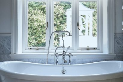 Free standing bath at Ty Culfor, Anglesey