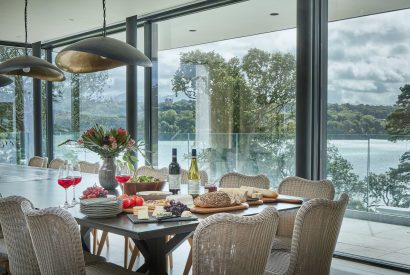 The dining room at Ty Culfor, Anglesey