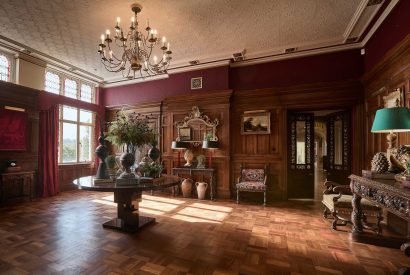 The entrance hall at Ty Culfor, Anglesey