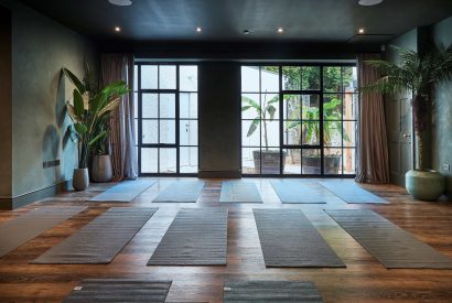The yoga studio at Ty Culfor, Anglesey