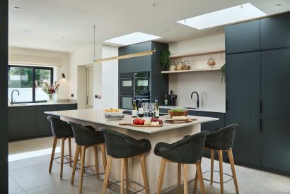 The kitchen at Ty Culfor, Anglesey