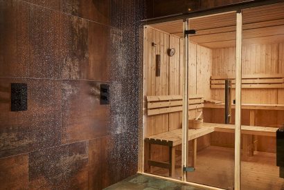 The sauna at Ty Culfor, Anglesey