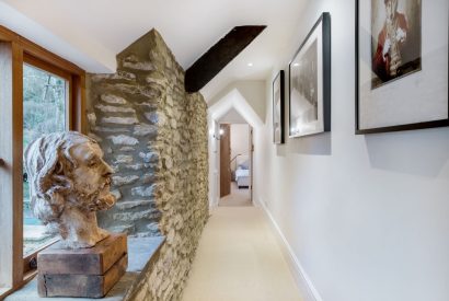 The hallway at Preedy's Cottage, Cotswolds