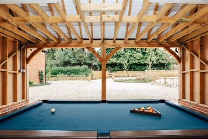 The games room at Havenwood, Oxfordshire