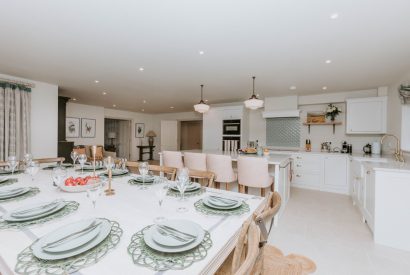 The kitchen dining area at Havenwood, Oxfordshire