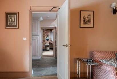 The living room at Wyvern House, Shropshire