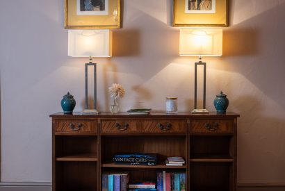 The living room at Wyvern House, Shropshire