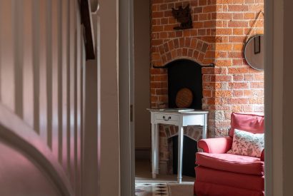 The living room at Wyvern House, Shropshire