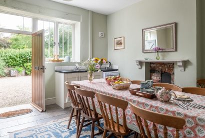 The dining kitchen at Wyvern House, Shropshire