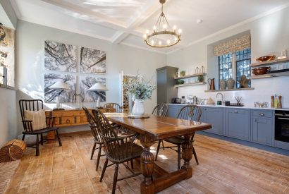 The kitchen dining room at Priory East Gate, Essex