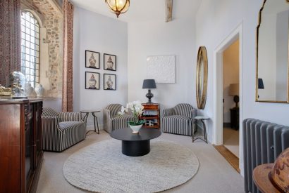 The sitting room at Priory East Gate, Essex
