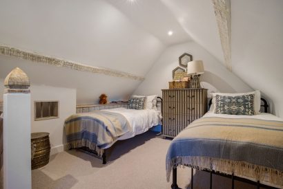 The twin bedroom at Priory East Gate, Essex