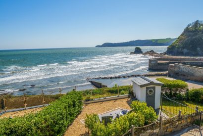 The garden at Lightkeepers Cottage, Cornwall