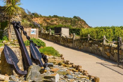 The garden at Lightkeepers Cottage, Cornwall