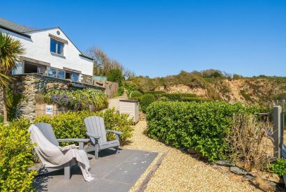 The garden at Lightkeepers Cottage, Cornwall