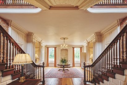 The entrance hall at North Wessex Manor, Oxfordshire