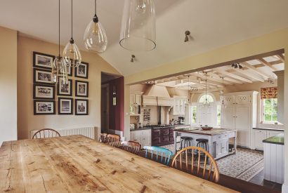 The kitchen at North Wessex Manor, Oxfordshire