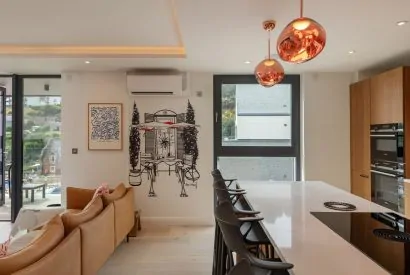 The kitchecn at Ocean Eyes, Devon