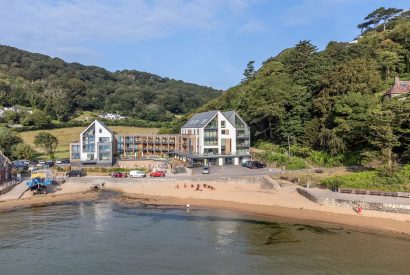 The beach at Ocean Eyes, Devon