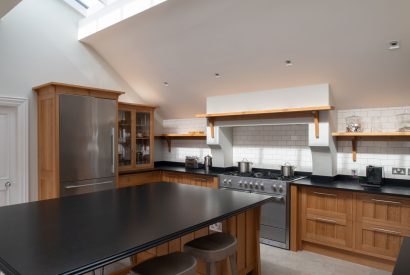The kitchen at Muirfield Green, East Lothian