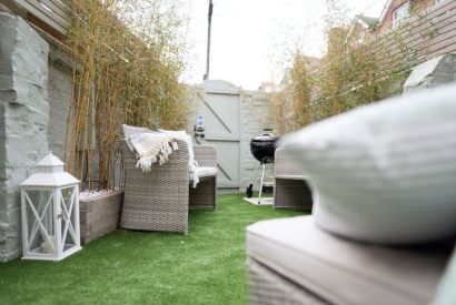 The garden at Driftwood House, Dorset