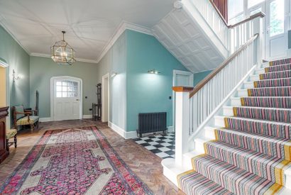 The staircase at Plas Glan Menai, Anglesey