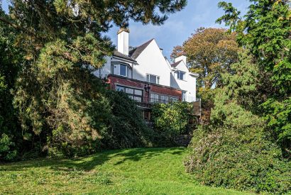 The garden at Plas Glan Menai, Anglesey