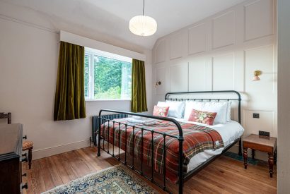 A double bedroom at Plas Glan Menai, Anglesey