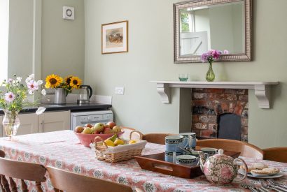 The dining kitchen at Wyvern House, Shropshire