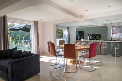 The dining kitchen at Southwoods, Hampshire