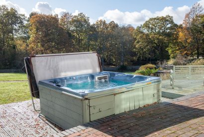 The hot tub at Southwoods, Hampshire