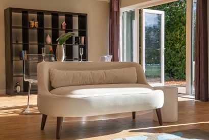 Seating area at Southwoods, Hampshire