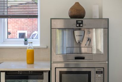 The coffee machine at Southwoods, Hampshire