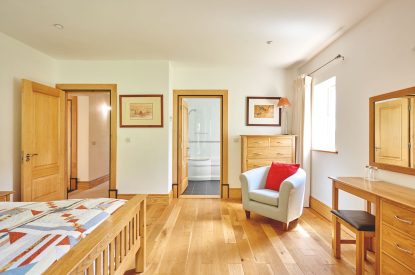 A bedroom at Seaview, Anglesey