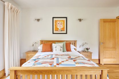 A bedroom at Seaview, Anglesey