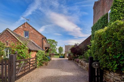 The entrance to The Luxury Barn, Peak District