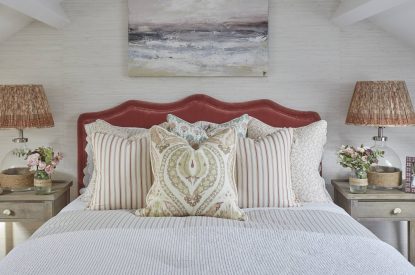 A double bedroom at The Beach House, Devon