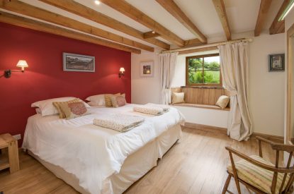 A double bedroom at Winnow Mill, Scottish Borders