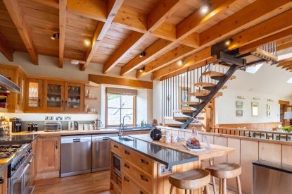The kitchen at Winnow Mill, Scottish Borders